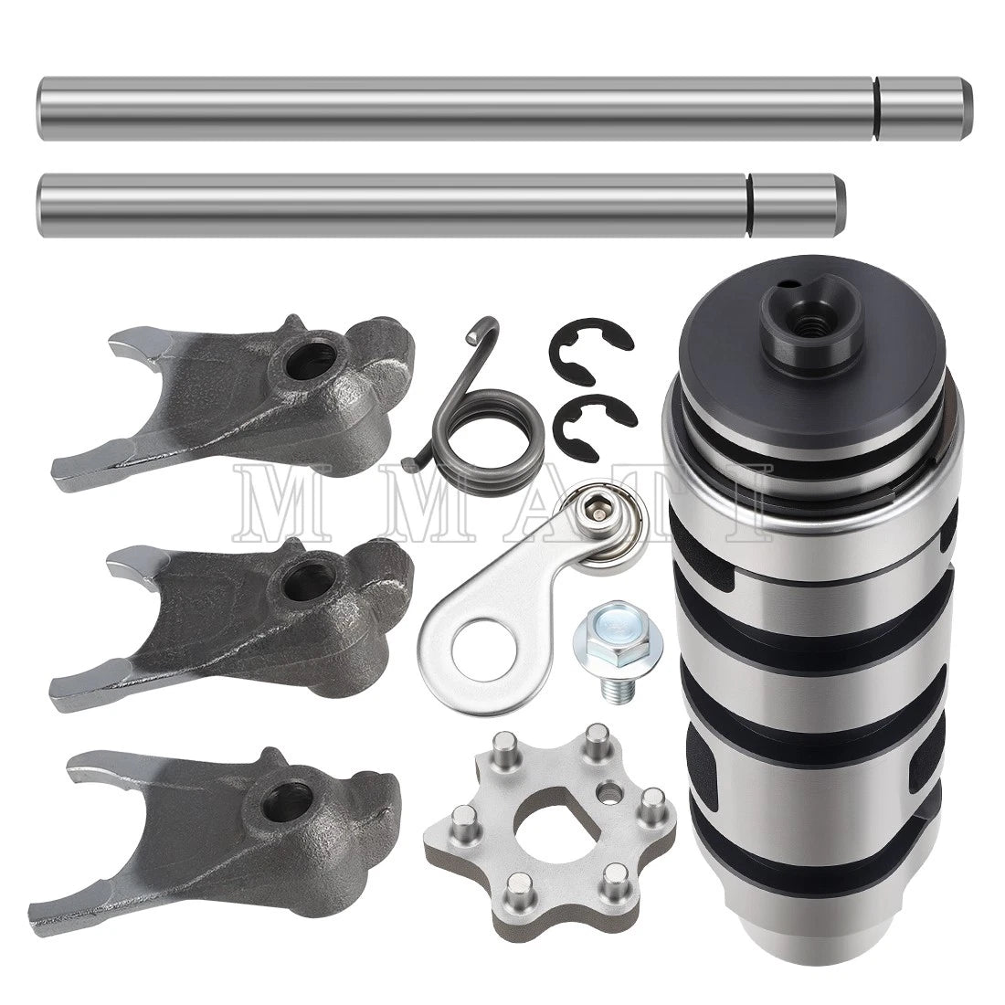 Transmission Gearbox Shift Drum Cam Forks & Guide Bars for Yamaha Banshee (1987–2006)