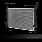 Aluminum Replacement Radiator for Ford Focus 1.0L (2015–2018) DPI 13536