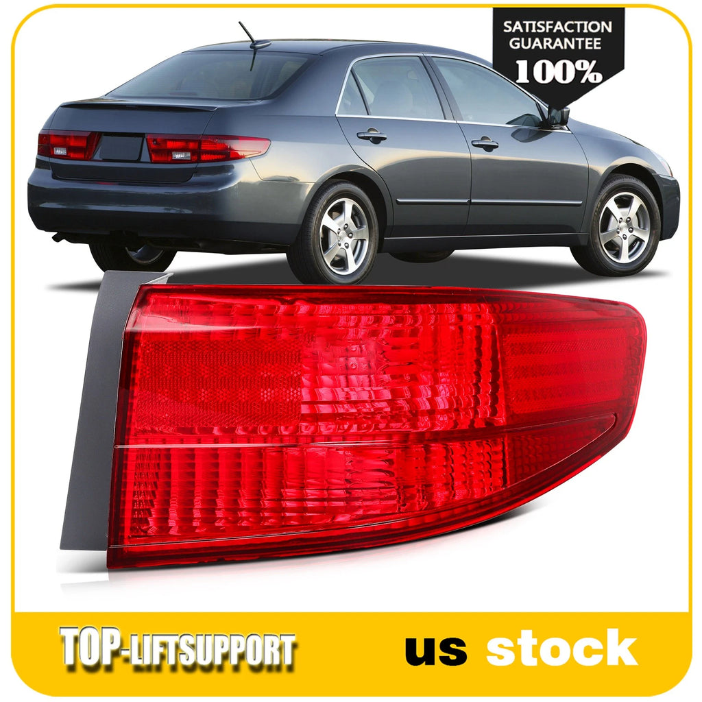Tail Light Assembly for Honda Accord Sedan (2003–2004) Red Housing Right Side