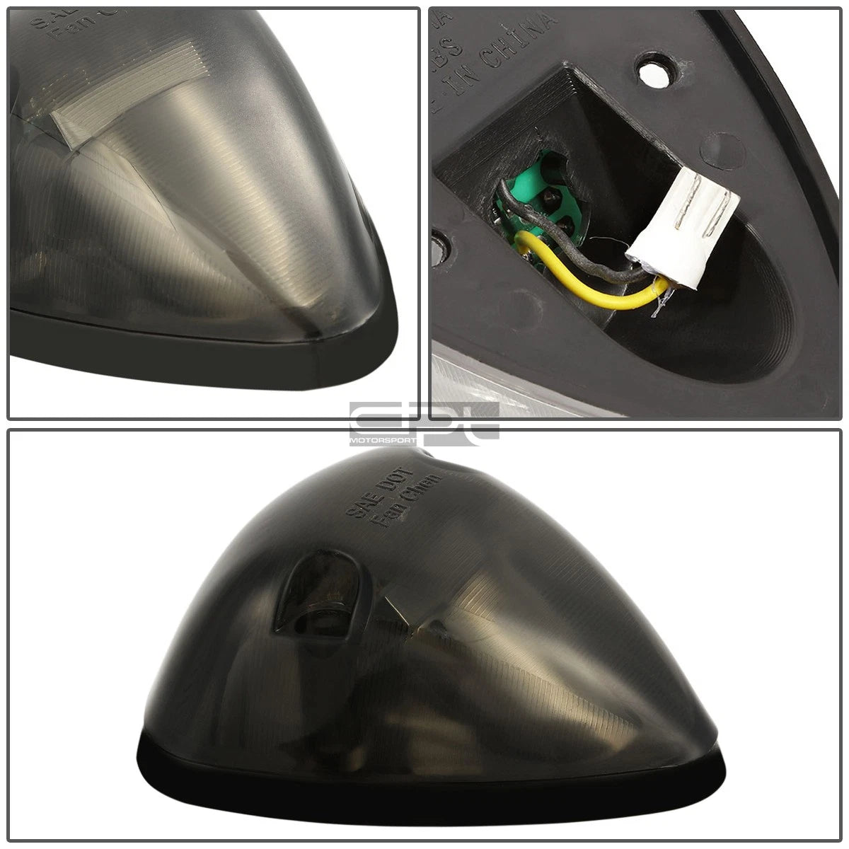 5Pcs Smoked Housing Blue LED Cab Roof Running Light for Dodge Ram (1994–1998)