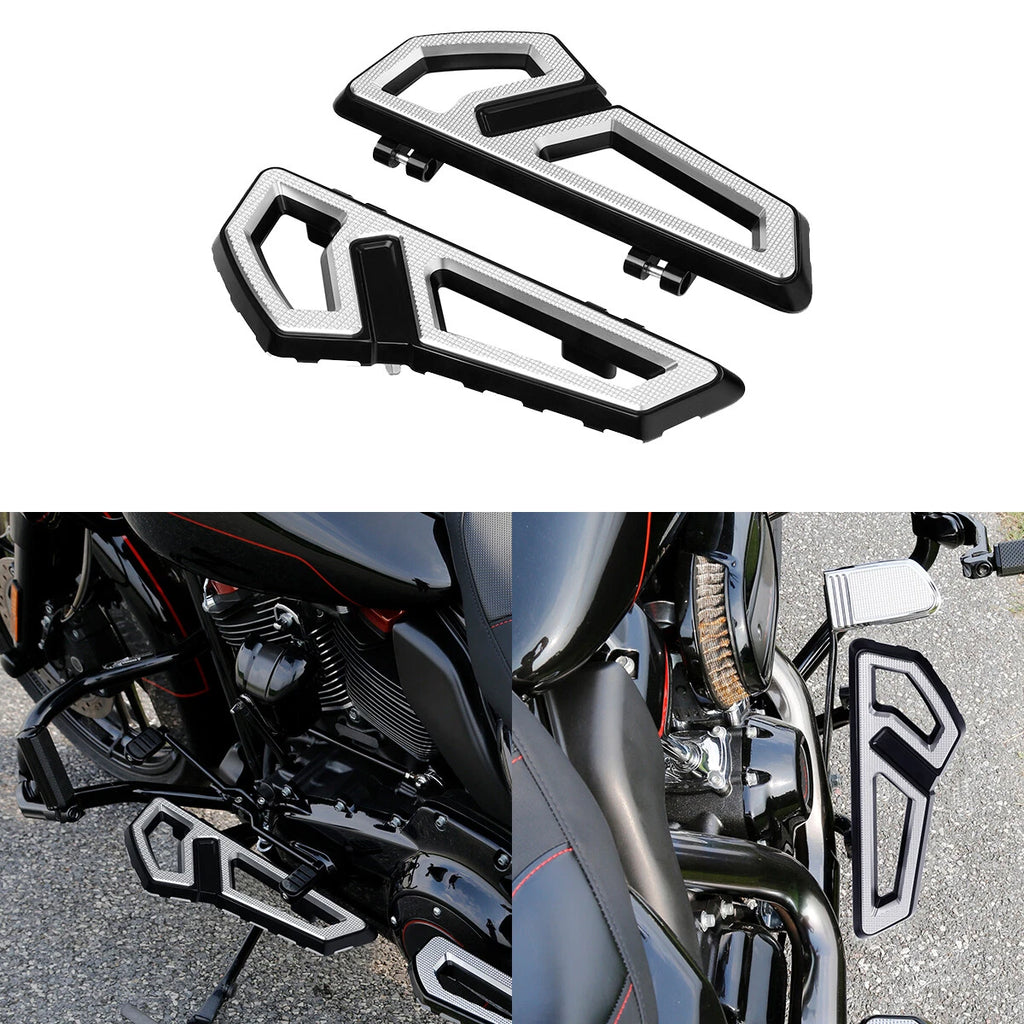 Front Driver Footboard Floorboard & Bracket for Harley Electra Glide (2014–2023)