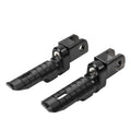 Front Footrests Foot Pegs for Aprilia RSV4 Factory, Tuono 660 (2009–2023) Black