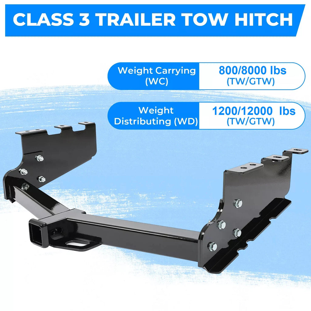 Class-3 Trailer Hitch Tow Kit for Silverado GMC Sierra 1500 (2014–2019)