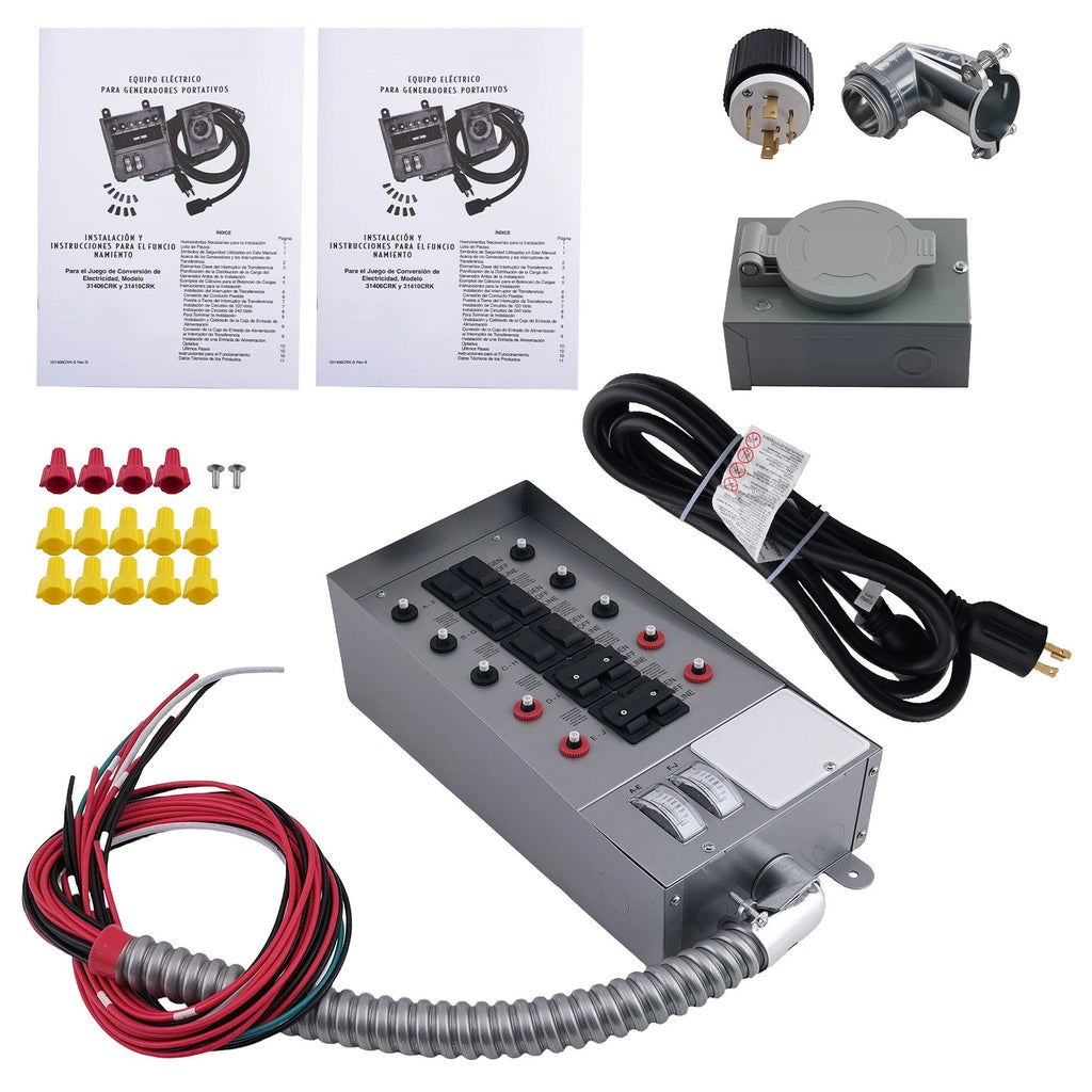 Manual Transfer Switch for Wall Mount 125/250V 30A (31410CRK)