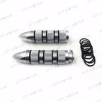 Pair Chrome Aluminum Alloy Handlebar Hand Grips for Harley