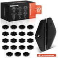 20Pcs Nylon Window Guide Clips for Buick Cadillac 