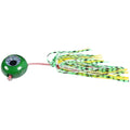 Weighted Glow Lure Round Head with Silicone Skirt for Saltwater Fishing