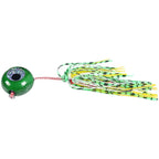 Weighted Glow Lure Round Head with Silicone Skirt for Saltwater Fishing