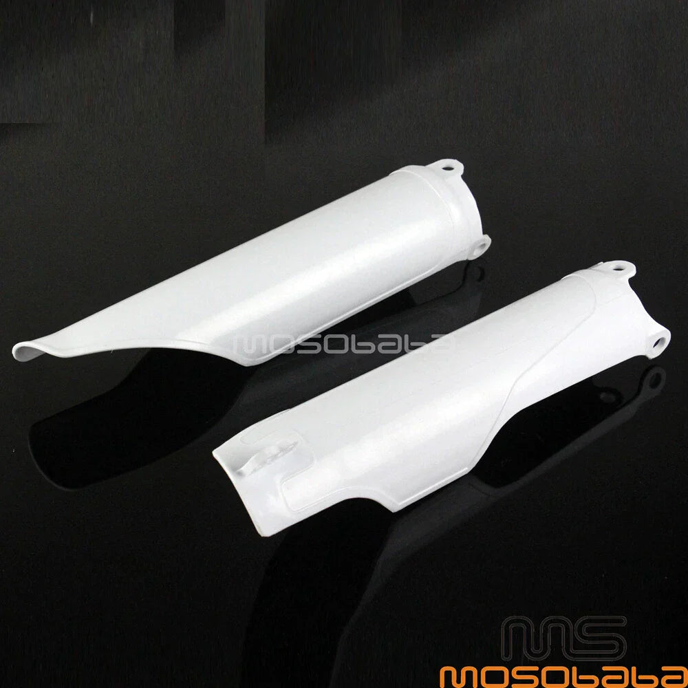 White Race Fork Guards for Honda CR125 CR250 CRF250 CRF450 CRF250R