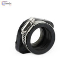 Carburetor Intake Adapter Rubber Mounting Flange for VM24 PE26 28 MM (Fit)