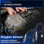Set of 2 Upstream & Downstream Oxygen Sensors for Toyota Corolla (2003–2004)