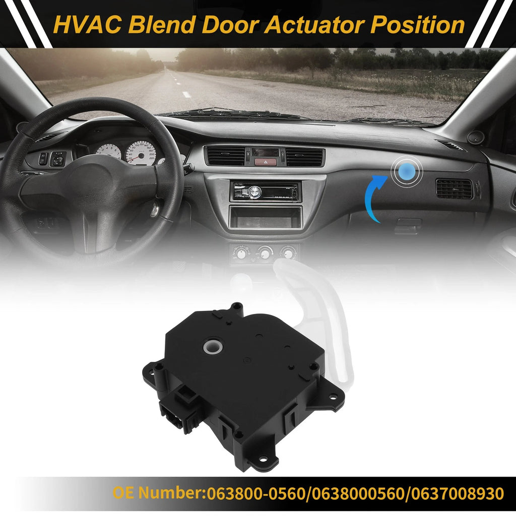 HVAC Heater Blend Door Actuator with Bracket for Toyota Corolla (No. 063800-0560)