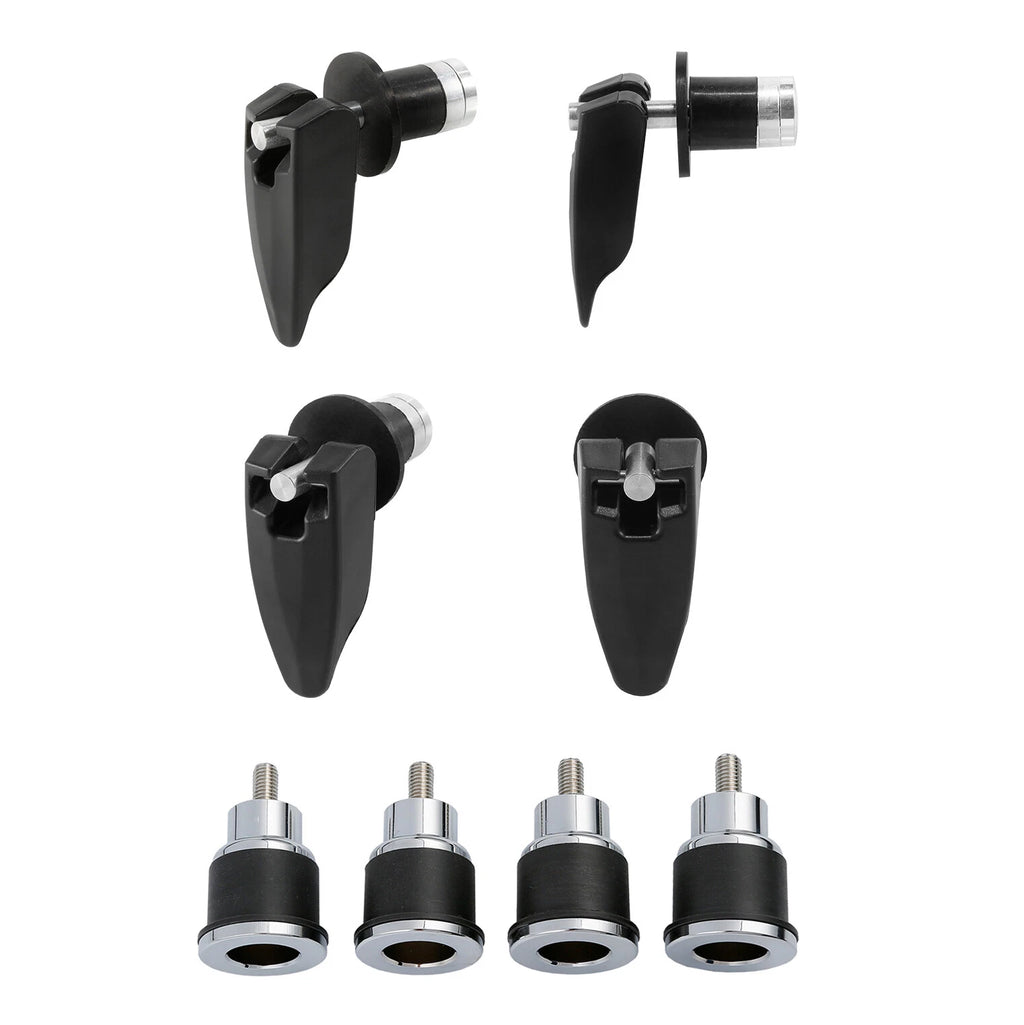 Quick Release Saddlebag Backrest Spools Mount Kit for Indian Chieftain (2014–2024)