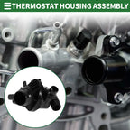 Engine Coolant Thermostat Housing Assembly for BMW X3 xDrive35i (2011-2012)