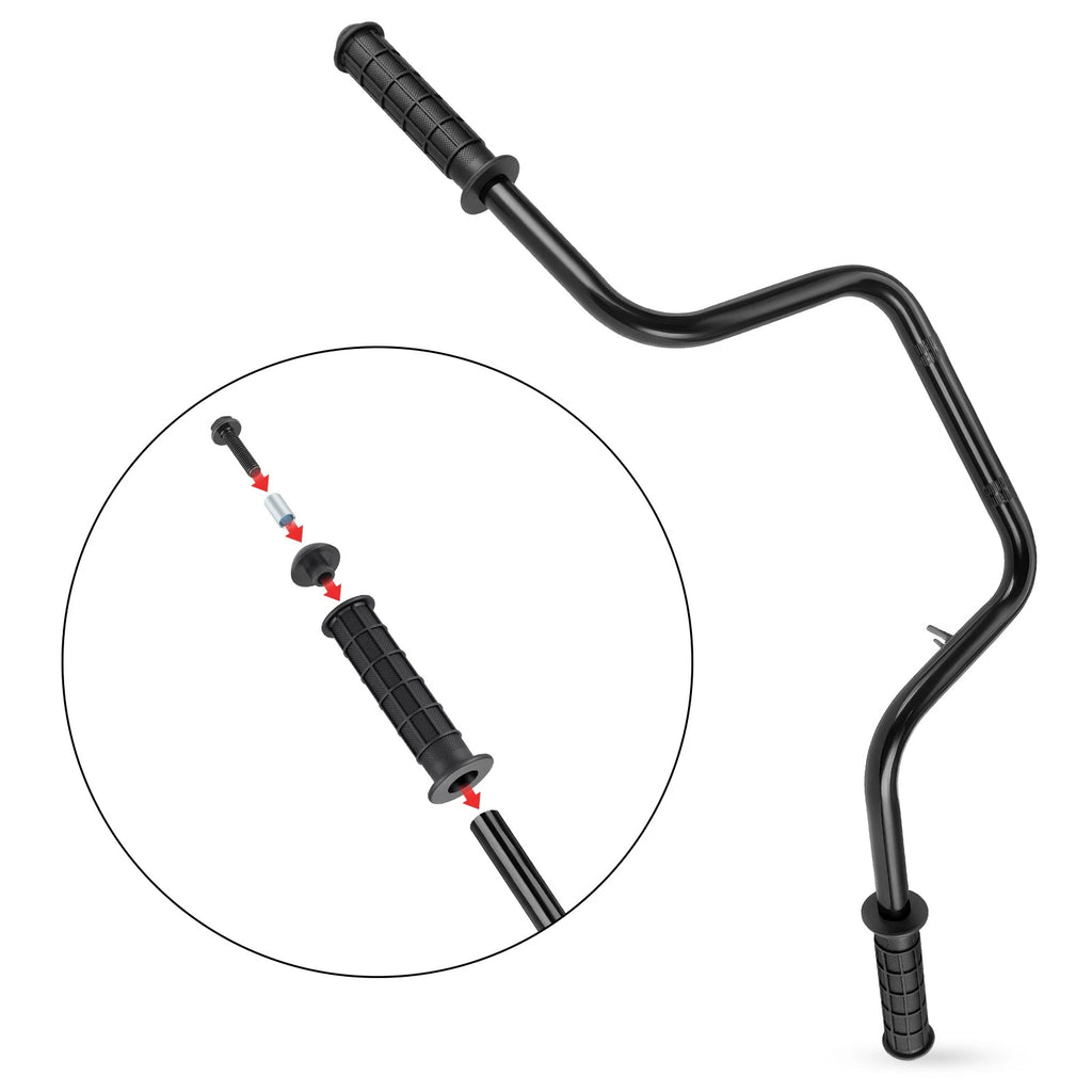 Handlebar w/ Grips Bar End for Honda Foreman Rubicon 500 TRX500FA/FGA (2005–2007)