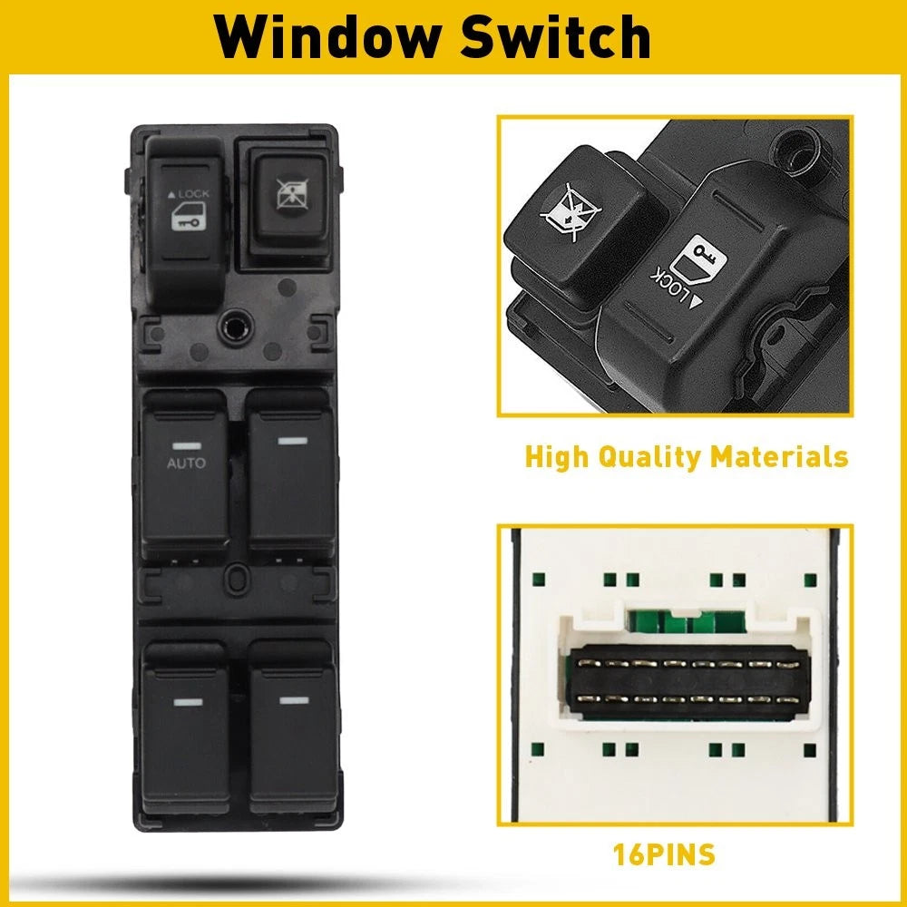Master Power Window Switch Control for Kia Sorento (2010–2014)