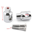 Handle Bar Riser Mounting Clamps for Motorcycle Bike 7/8" Chrome