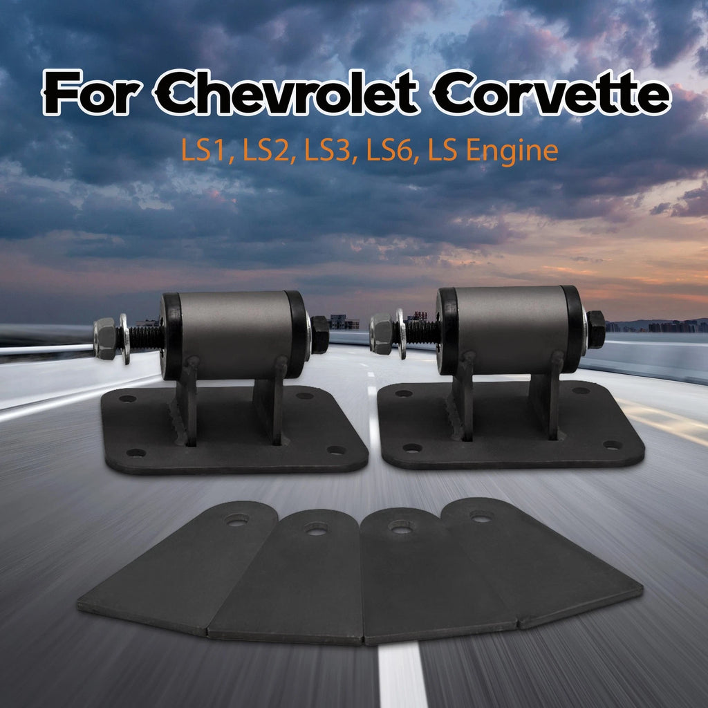 LS Engine Motor Mounts Conversion Swap Set for Universal LS1 LS2 LS3 LS6 LS7