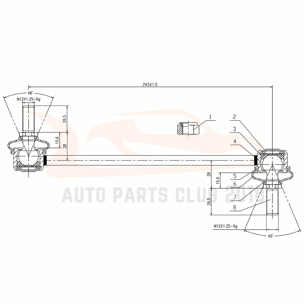 8-Piece Suspension Kit for Hyundai Elantra