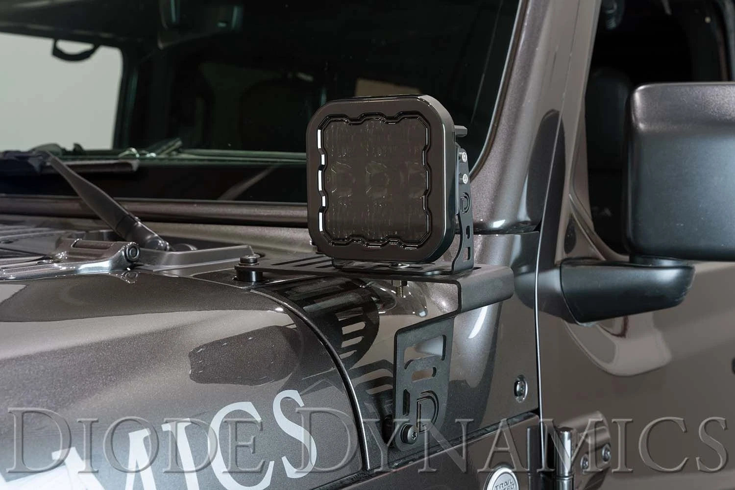 Diode Dynamics SS5 Smoked LED Pod Cover Replacement for Single (2005–2015)