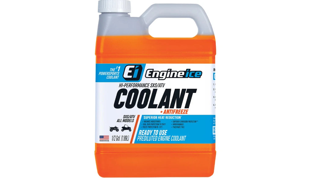 2X Engine Ice Hi-Performance Coolant Antifreeze for SXS ATV (1/2 Gallon)