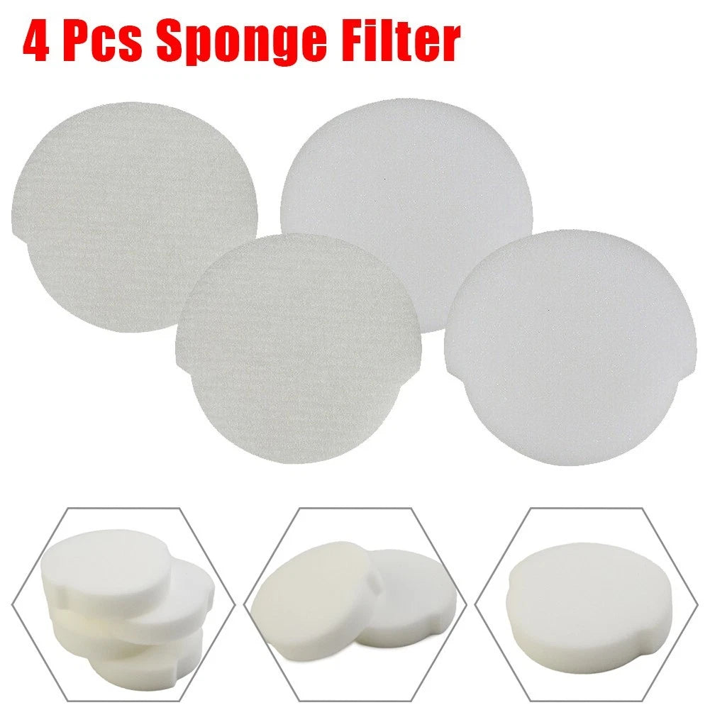 Set of 4 Sponge Filters for Upright Vacuum Cleaner (Compatible Models)