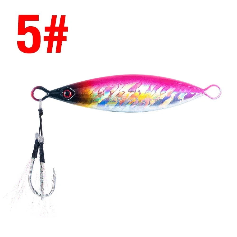 100g Slow Pitch Jig Metal Lure for Saltwater Fishing