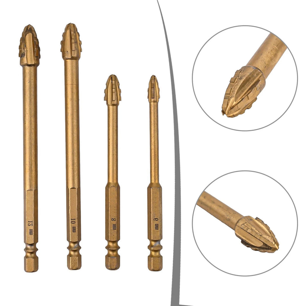 Drilling Set for Tile Glass Marble Hex Shank (2X)