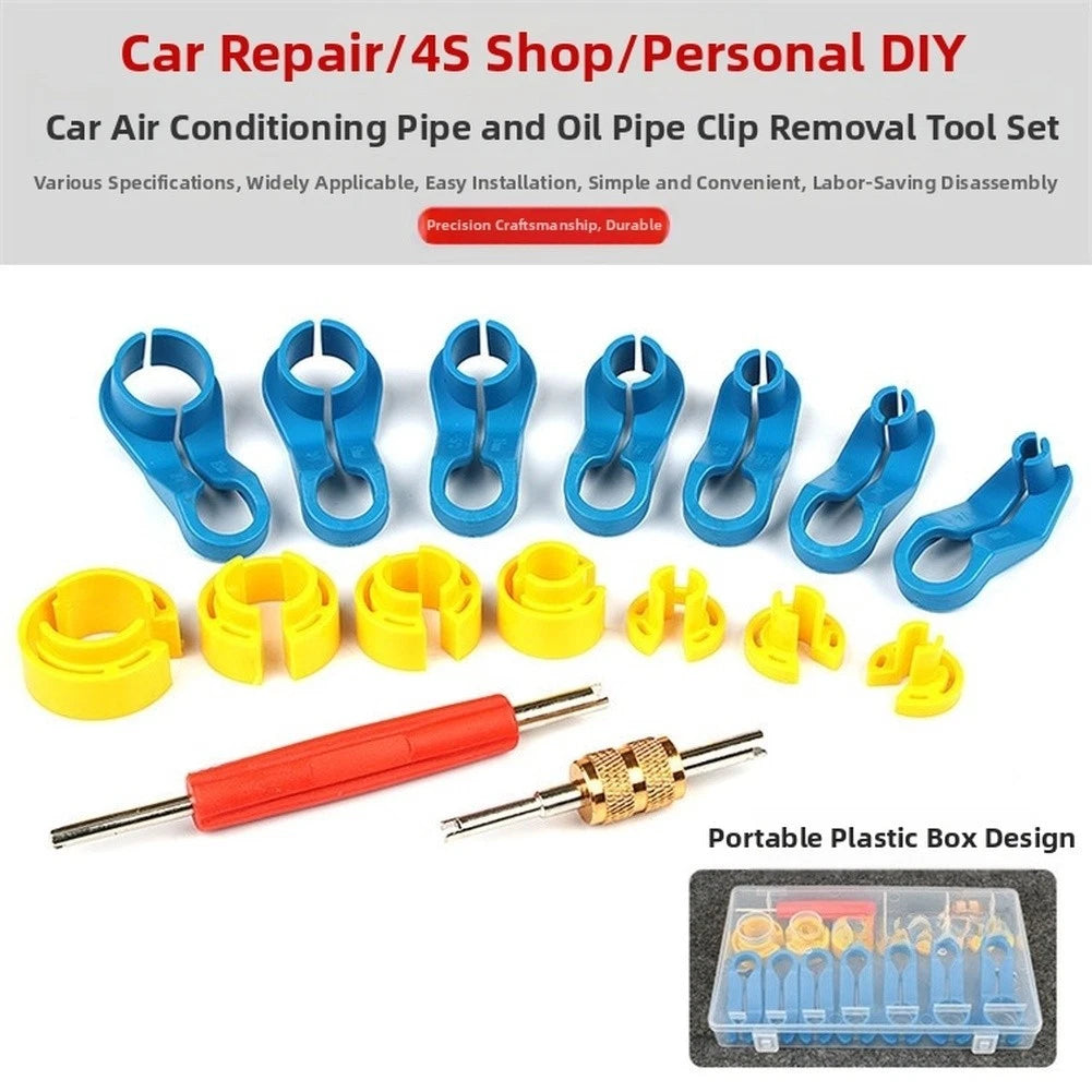 Set of 16 AC Cooling and Fuel Line Quick Connector Disconnect Tools
