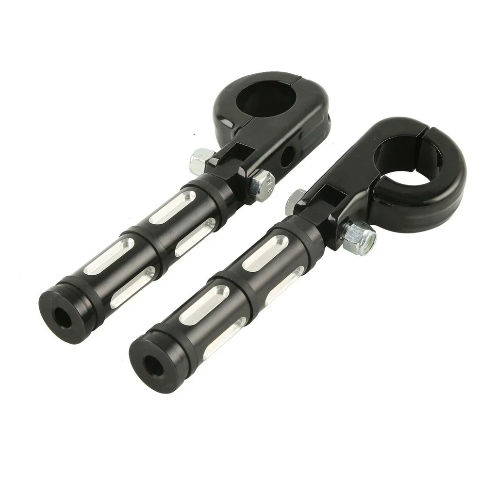 1 1/4" Highway Bar Footpeg Pegs Clamps for Harley Touring Sportster Softail