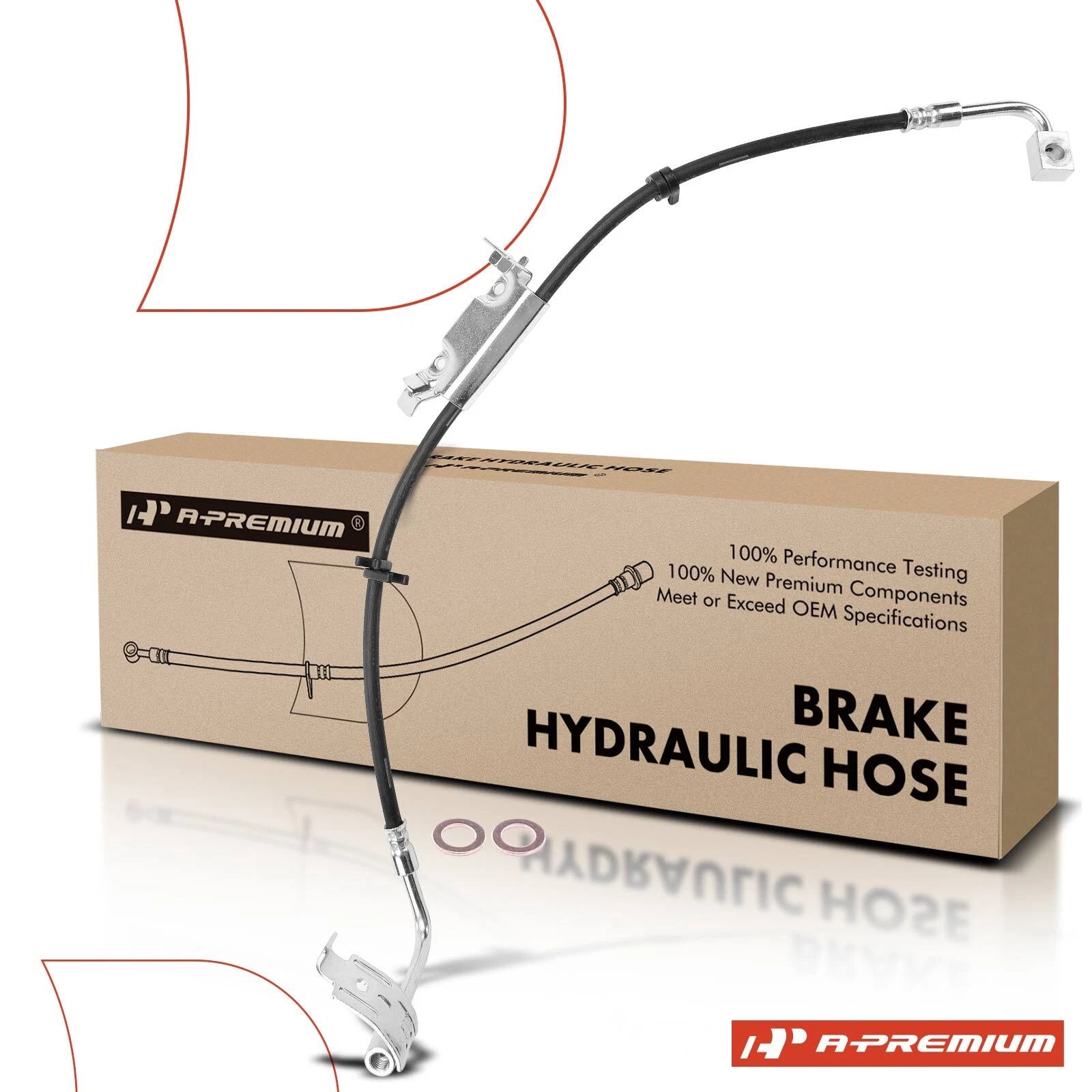 Front Left Brake Hydraulic Hose for Jeep Wrangler (2011–2017)