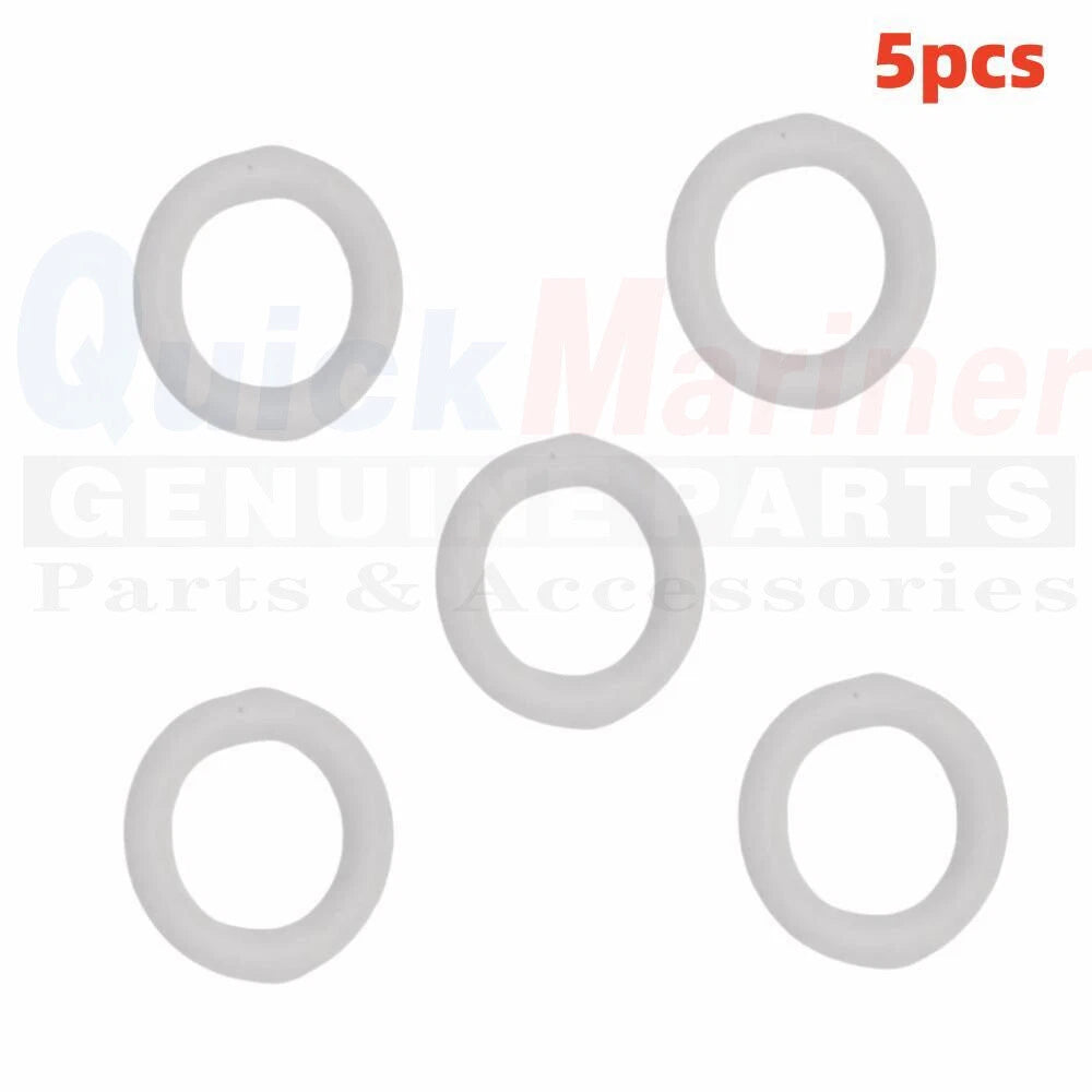 5 Plastic Drain/Fill Plug Washers for Johnson Evinrude Lower Unit (311598, 18-4248)