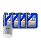 Set of 4 Liqui Moly Leichtlauf High Tech 5W-40 Oil Change Kit for Audi Jetta (2011–2018)