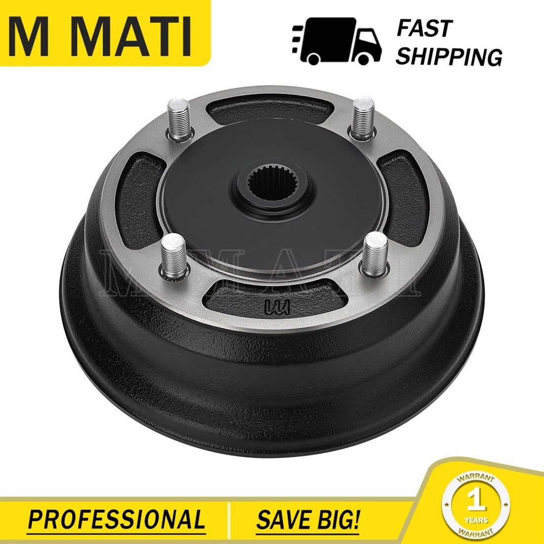 Rear Brake Drum Hub for Kawasaki Mule 3000 3010 4000 4010 (1993–2006)