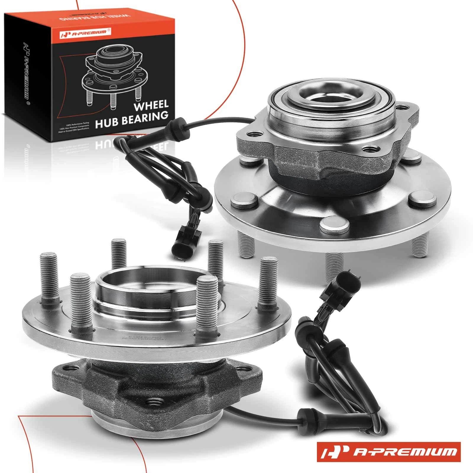 2X Rear Wheel Hub & Bearing Assembly w/ABS for Nissan Armada (2012–2015)