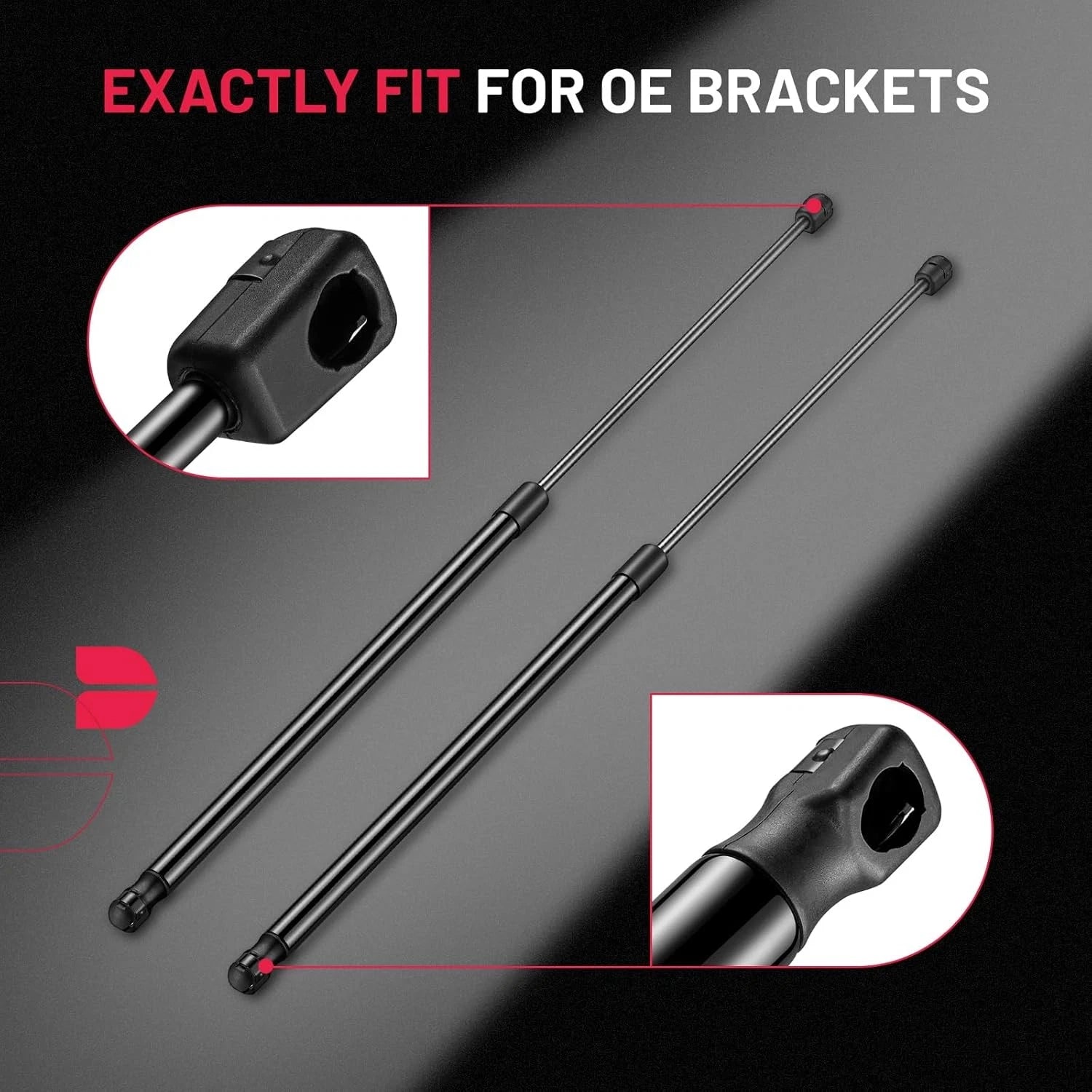 Gas Struts for Snugtop Topper Canopy (28.9", 115N/26lbs)