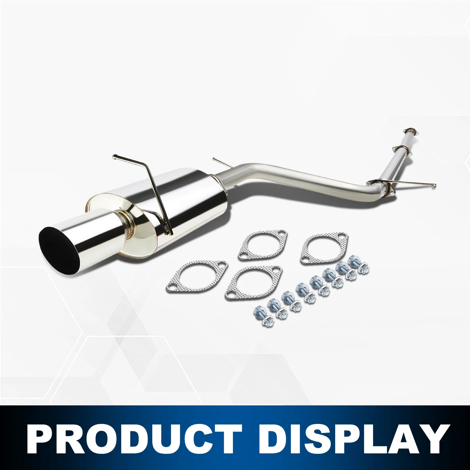 4" Muffler Tip Catback Exhaust System for Mitsubishi Eclipse (2006–2009)