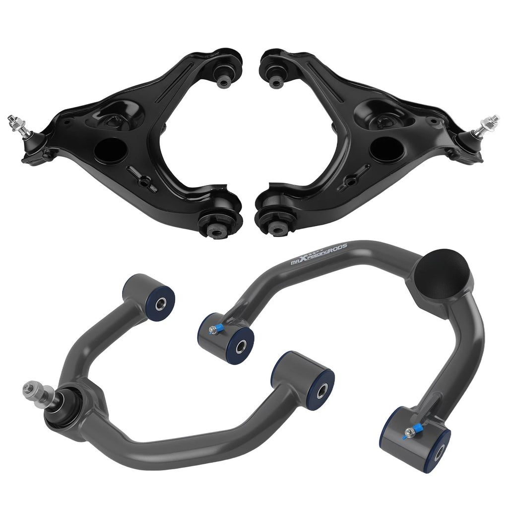 Set of 4 Lift Upper Control Arms + Front Lower Control Arms for Ford F150 (2009–2013)