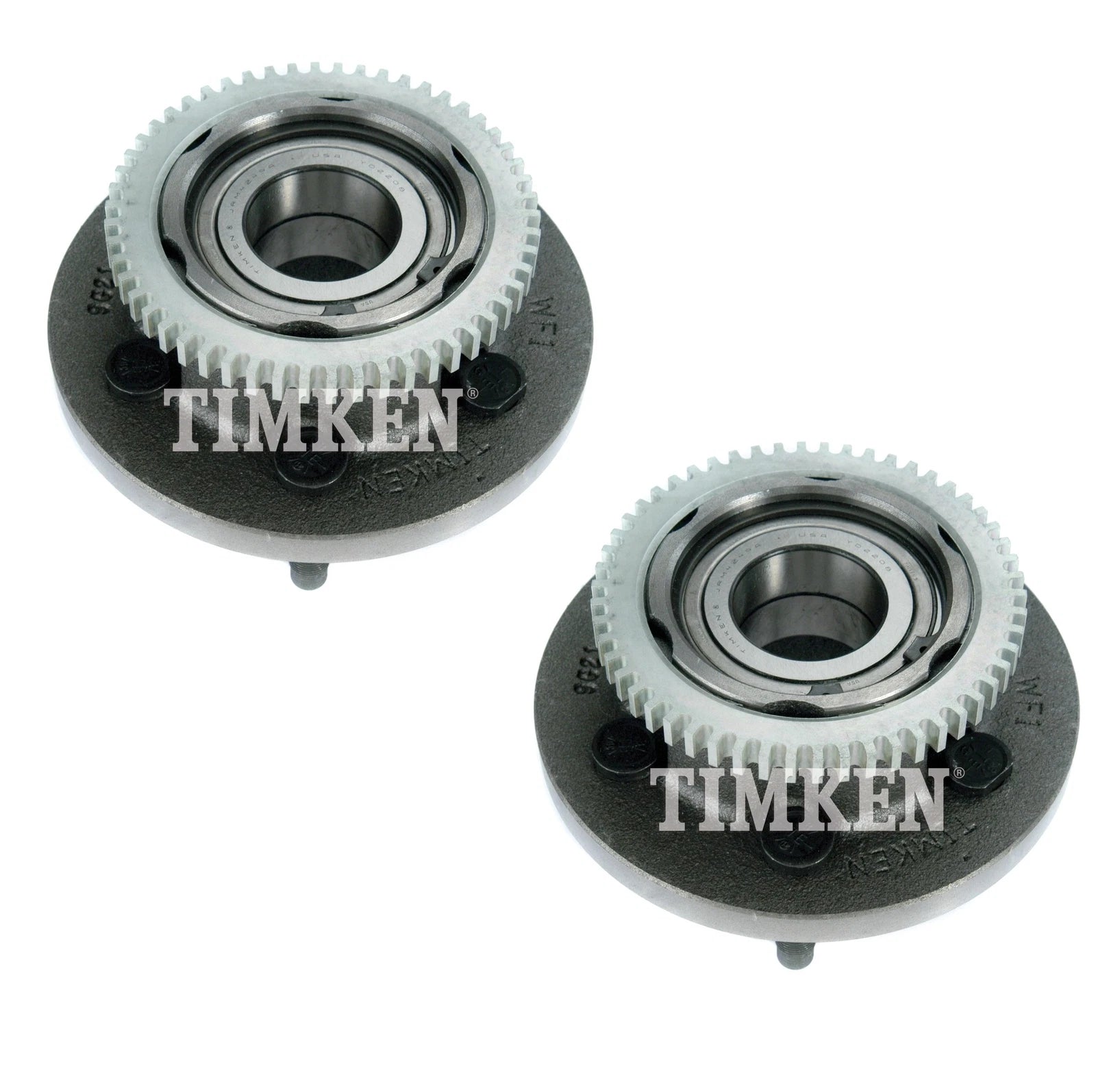 Set of 2 Timken Front Wheel Bearing Hub Kit for Dakota Durango (RWD, 4WD)