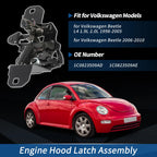 Hood Latch Assembly for Volkswagen Beetle L4 1.9L 2.0L (1998–2005) No. 1C0823509AD