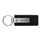 Black Leather Keychain KC1540.MRY - Officially Licensed for Mercury