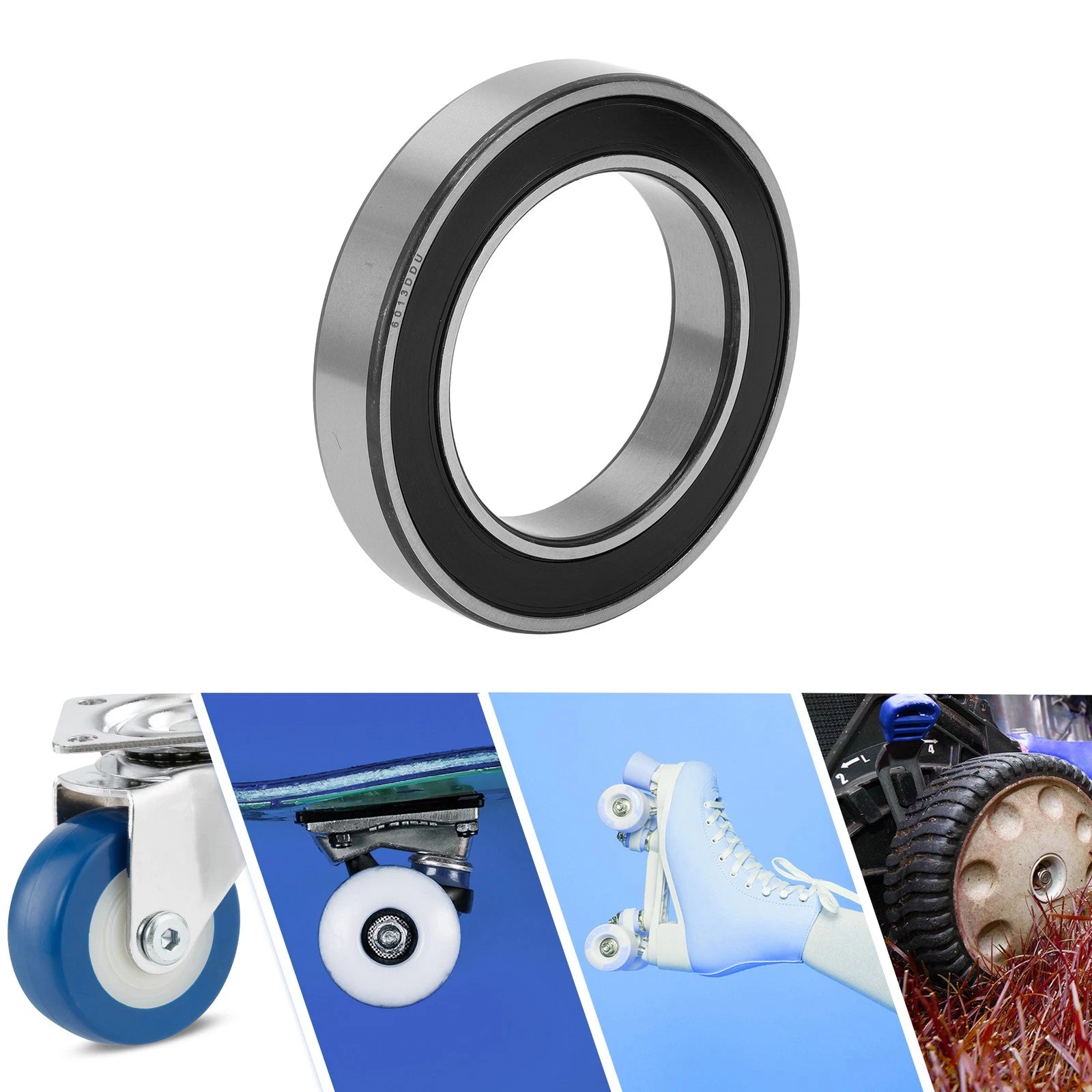 Deep Groove Ball Bearing 6013DDU for Scooter Skateboard Wheel (65x100x18mm)