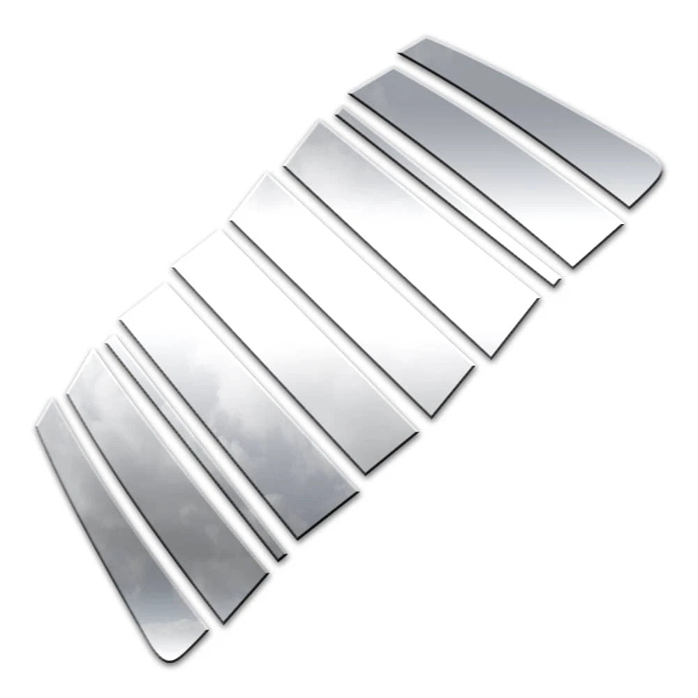 Diamond Grade 10pc Stnls Steel Pillar Post Covers for 2021-25 Cadillac Escalade