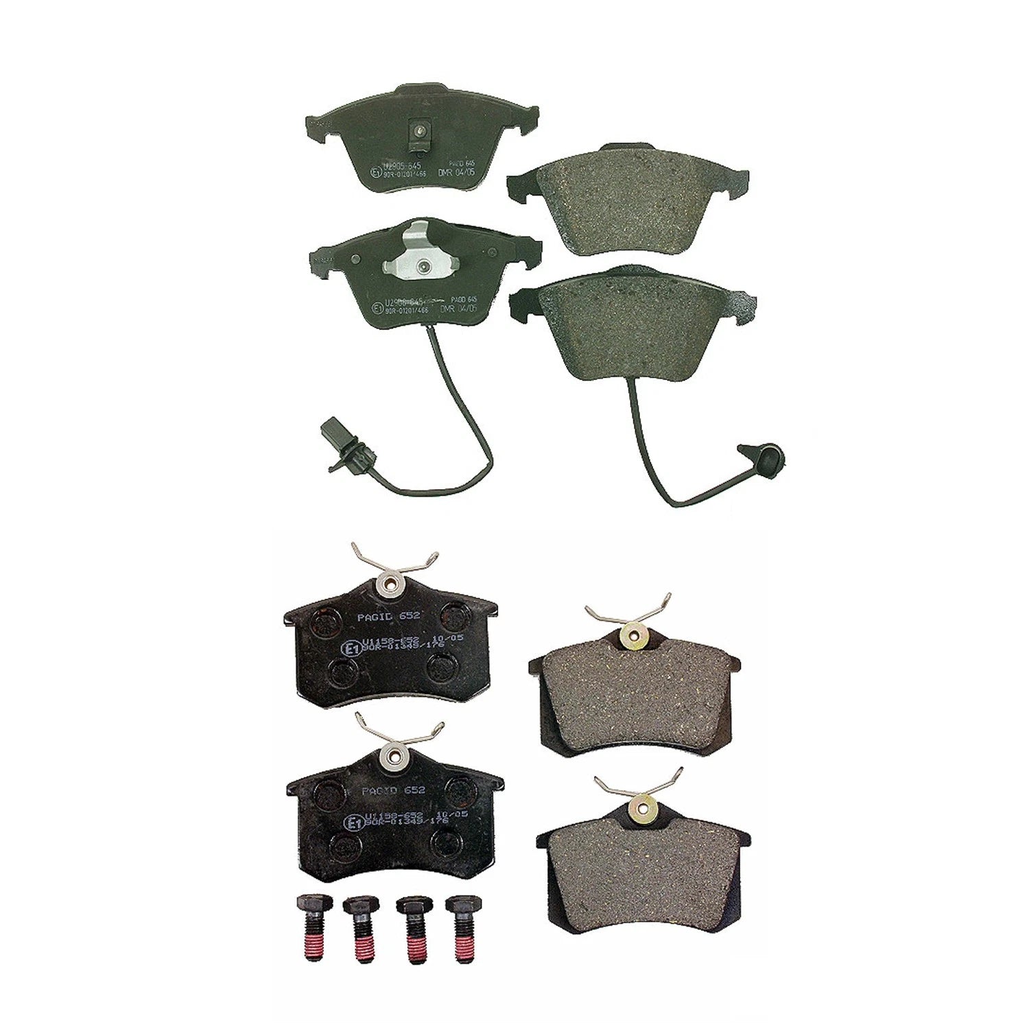 Hella Disc Brake Pads Kit for Audi Allroad Quattro (2001–2005)