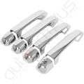 Set of 4 Door Handle Covers for Toyota Land Cruiser Prado (2010–2022) Chrome