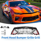 Front Lower Bumper Grille for Chevrolet Camaro (2017–2018) 22812881, 22812882 Black