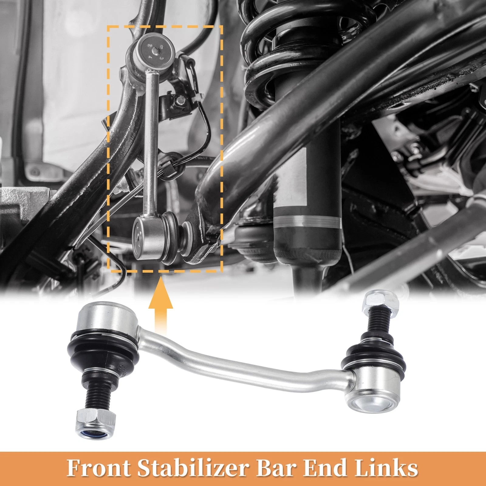 2X Front Stabiliser Sway Bar Link for Hyundai Azera (2006–2011) & Kia Amanti