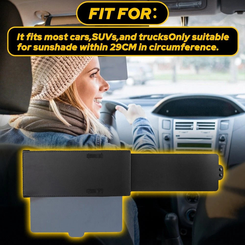 1PC Universal Car Sun Shade Visor Shield Anti Glare Extension