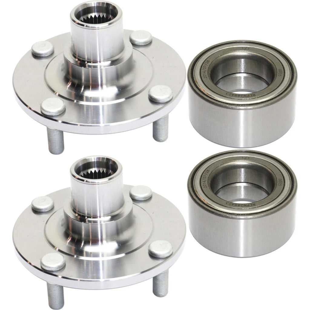 Set of 2 Wheel Hubs for Nissan Sentra (2002–2006)