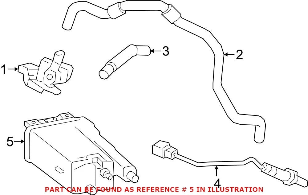 Vapor Canister for Lexus ES350 3.5 V6 (2020–2020) 77740-06230